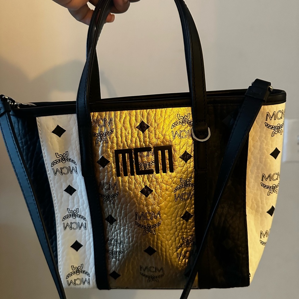 Visetos Mini Toni Shopper Tote Gold